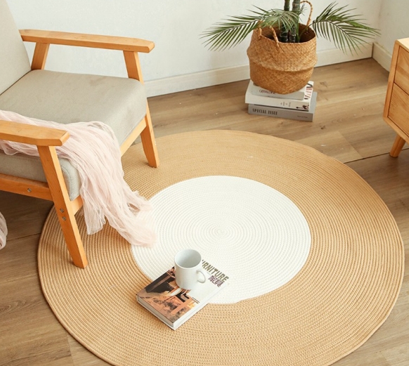 hand made cotton rope floor mats