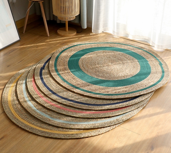 hand made rush floor mats